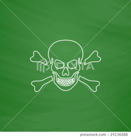 Skull computer symbol - Stock Illustration [24136886] - PIXTA