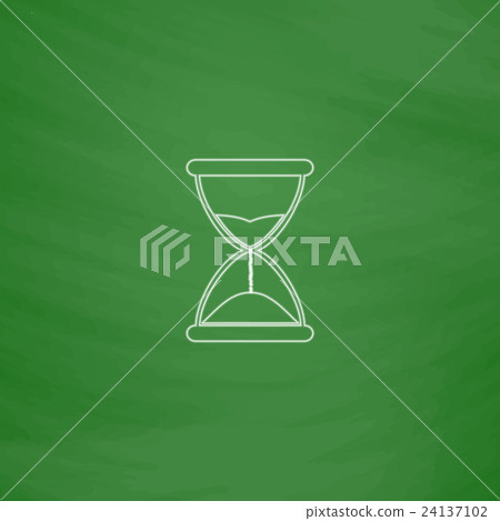 hourglass computer symbol 24137102