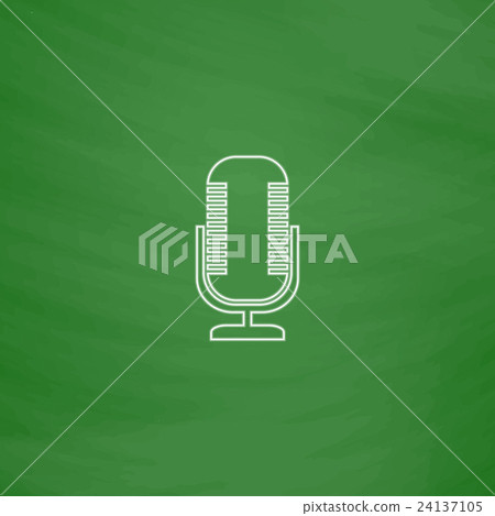 Microphone computer symbol Microphone computer symbol 24137105