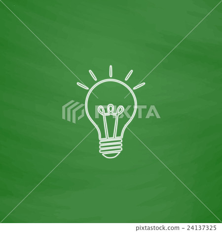 Light lamp computer symbol 24137325