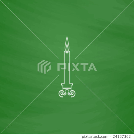 candle computer symbol candle computer symbol 24137362