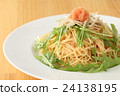 Mentaiko and colored pasta of minga 24138195