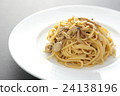 Porcini mushroom cream pasta 24138196