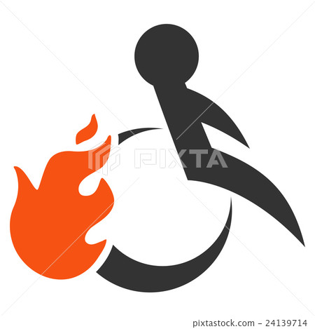 Fired Patient Flat Vector Icon 24139714