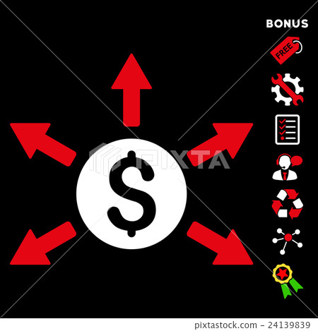 Cashout Flat Vector Icon With Bonus - Stock Illustration [24139839] - PIXTA