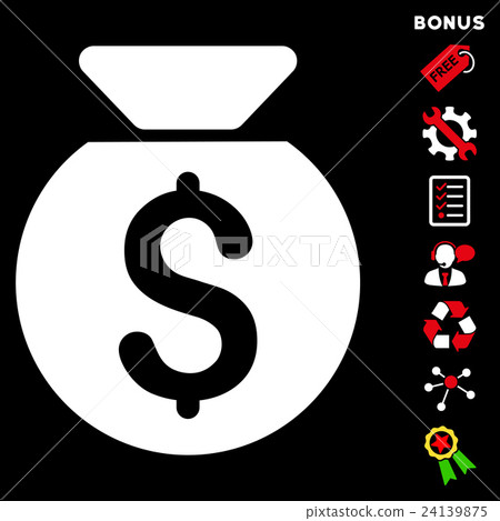 Financial Capital Flat Vector Icon With Bonus - Stock Illustration ...