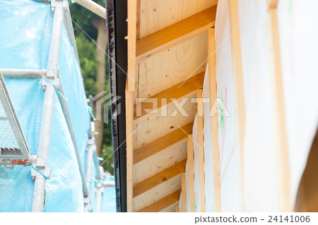 施工現場施工現場木匠工作基礎施工房屋施工鋼筋加固施工建築業我的夢想家園 24141006