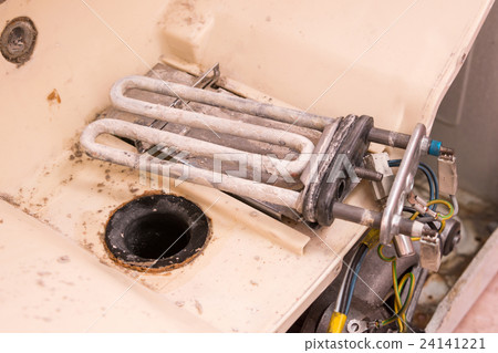 The heating element in the scale of the washing machine The heating element in the scale of the washing machine 24141221