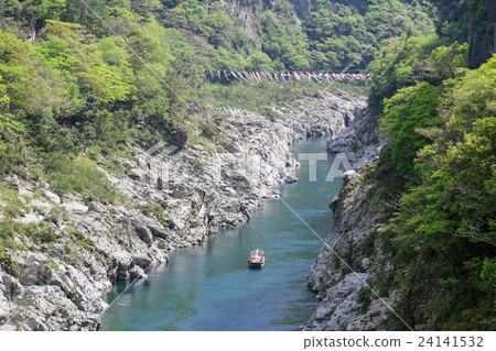 Tokushima Prefecture Miyoshi City Oboke Koboke River Downhill 24141532