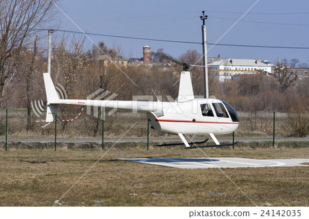 Helicopter R44 Robinson Raven 1 flying 24142035