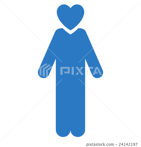 Lover Man Flat Vector Icon - Stock Illustration [24142197] - PIXTA