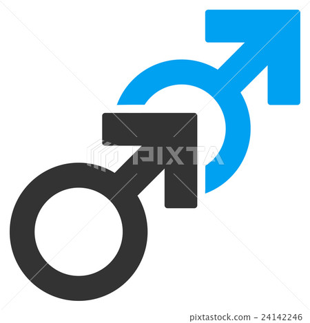 Gay Sex Flat Vector Icon 24142246
