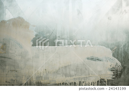 Dirty window glass close up at street 24143199