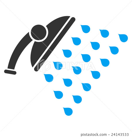 Shower Flat Vector Icon Shower Flat Vector Icon 24143533
