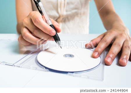 寫在DVD的面孔的女商人 24144904