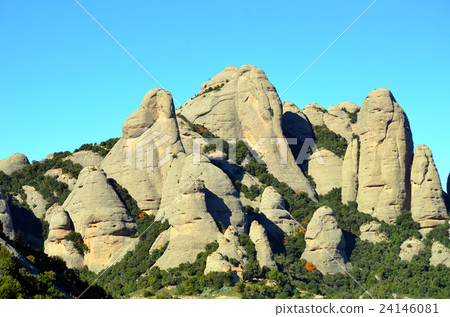 Mountains of Montserrat, Catalonia, Spain Mountains of Montserrat, Catalonia, Spain 24146081