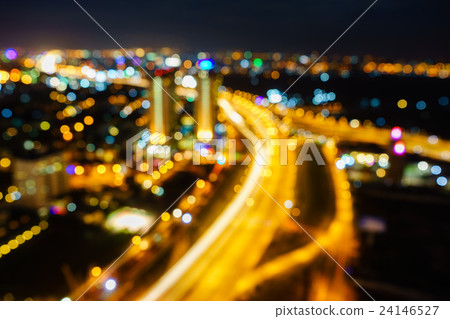 National Route 1A in bokeh abstract background 24146527