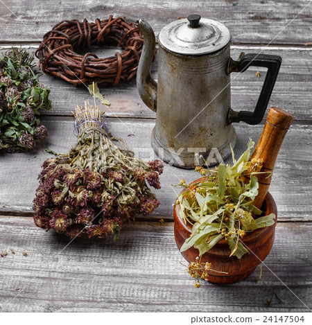 Herbal healing tea 24147504