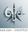 Vector Zodiac sign Aries 24147523