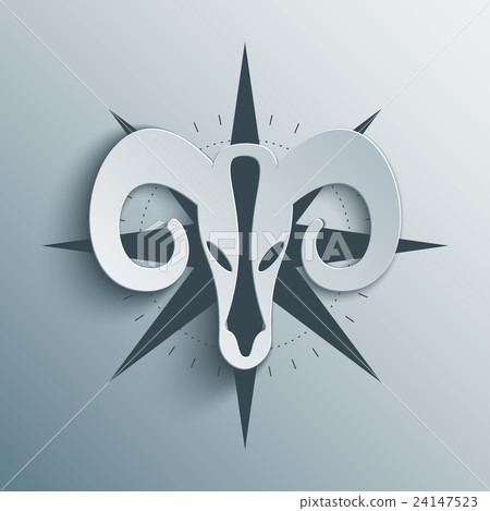 Vector Zodiac sign Aries 24147523