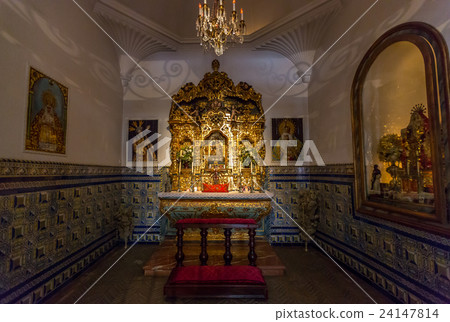 Shrine in bullfight arena 24147814