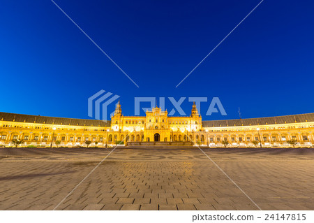 Facade of espana Plaza Seville Facade of espana Plaza Seville 24147815