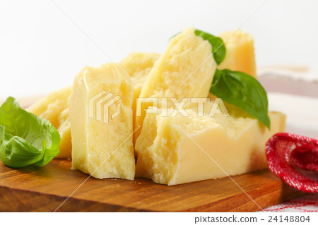 Pieces of Parmesan cheese 24148804