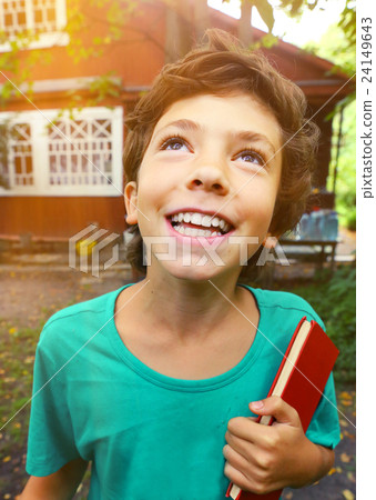 country happy boy close up portrait 24149643