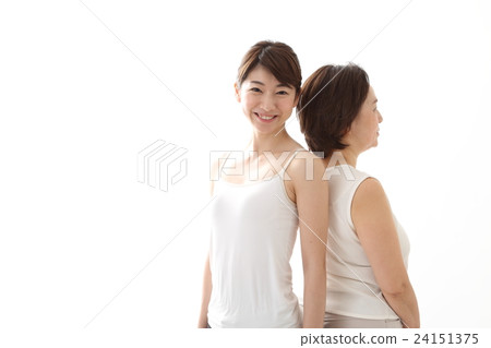 Parent and child two-generation beauty image Parent and child two-generation beauty image 24151375