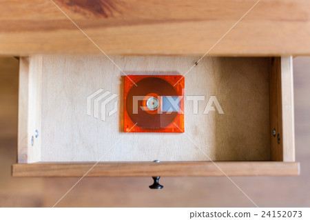 MD diskette in open drawer MD diskette in open drawer 24152073