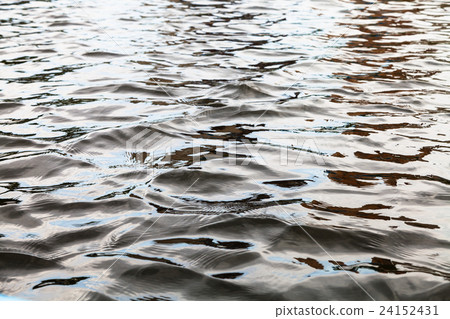 light waves on surface on water light waves on surface on water 24152431