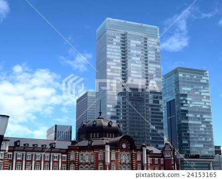 Tokyo Station and office building Tokyo Station and office building 24153165