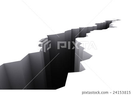 White cracked ground floor. 24153815