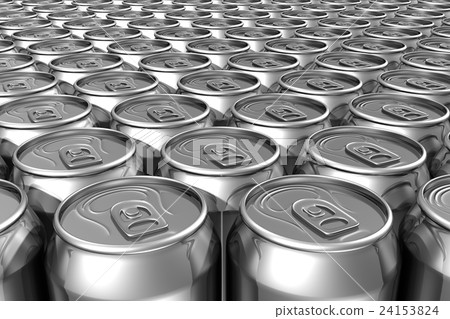 Aligned soda cans Aligned soda cans 24153824