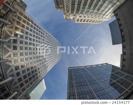 Canary Wharf skyline in London Canary Wharf skyline in London 24154177