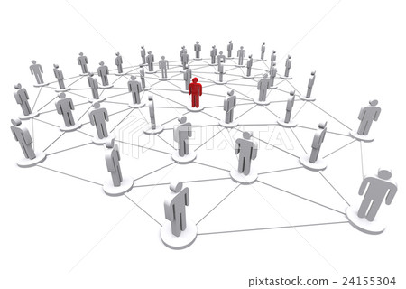 Business human social network. 24155304