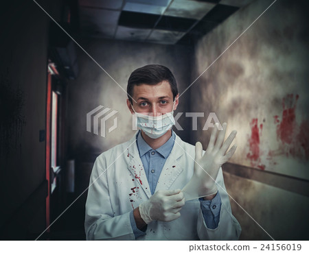 Doctor bloodstained 24156019