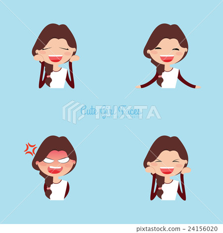girl expression faces 24156020