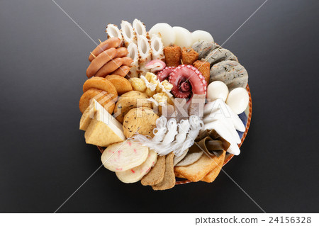 各種各樣的關東煮成分 各種各樣的關東煮成分 24156328