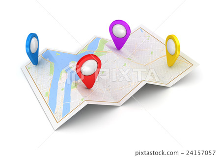 GPS satellite navigation concept GPS satellite navigation concept 24157057