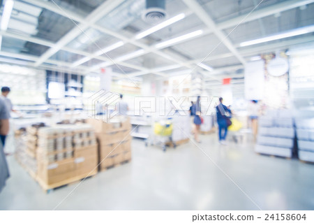 Store blurred shopping mall with people Store blurred shopping mall with people 24158604