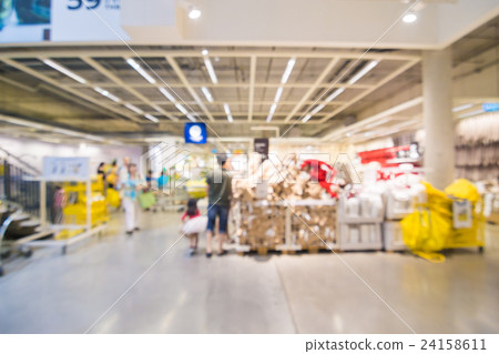 Store blurred shopping mall with people Store blurred shopping mall with people 24158611