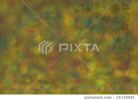 色塊葡萄和眼鏡。綠茵 24158985