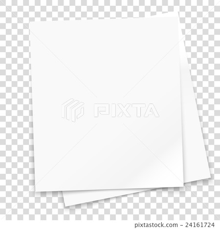 Vector paper frame isolated on transparent  24161724