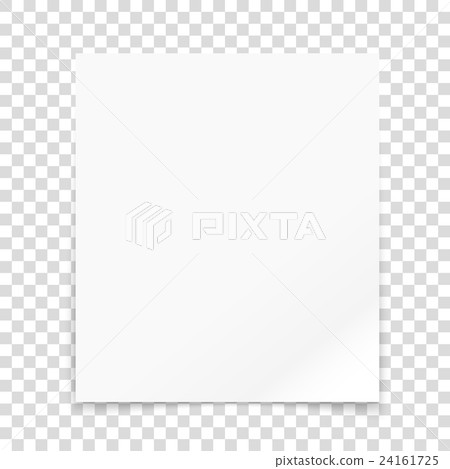 Vector paper frame isolated on transparent  24161725