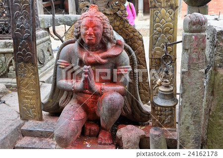 尼泊爾的菩薩雕象·Chang Narayan寺廟 尼泊爾的菩薩雕象·Chang Narayan寺廟 24162178