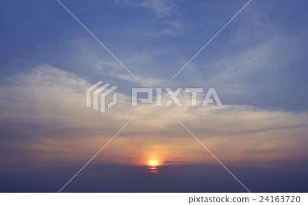Sunset sky with clouds for background Sunset sky with clouds for background 24163720
