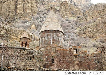 Ancient monastery Geghard in Armenia 24165158