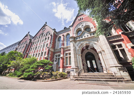 慶應義塾大學三田校區圖書館老建築 24165930