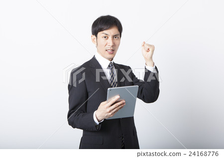 Businessmen using tablets 24168776